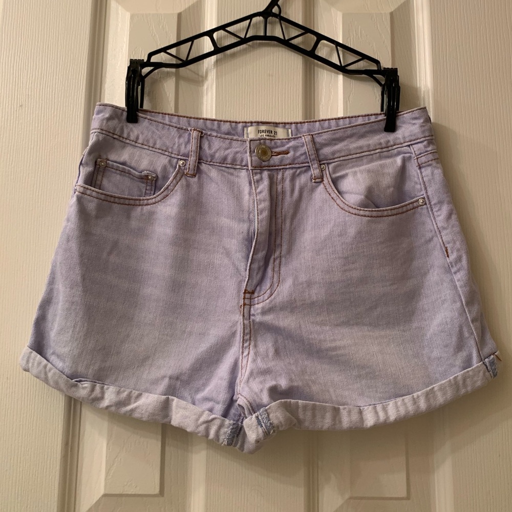 Lightwash Jean Shorts